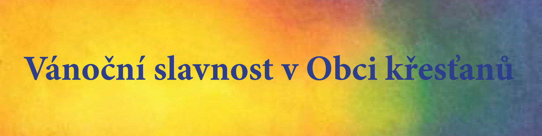 Vánoční slavnost 2026